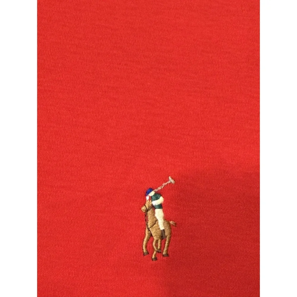 Polo Ralph Lauren Classic Fit Polo Shirt CLASSICSRL Red XL 100% Cotton